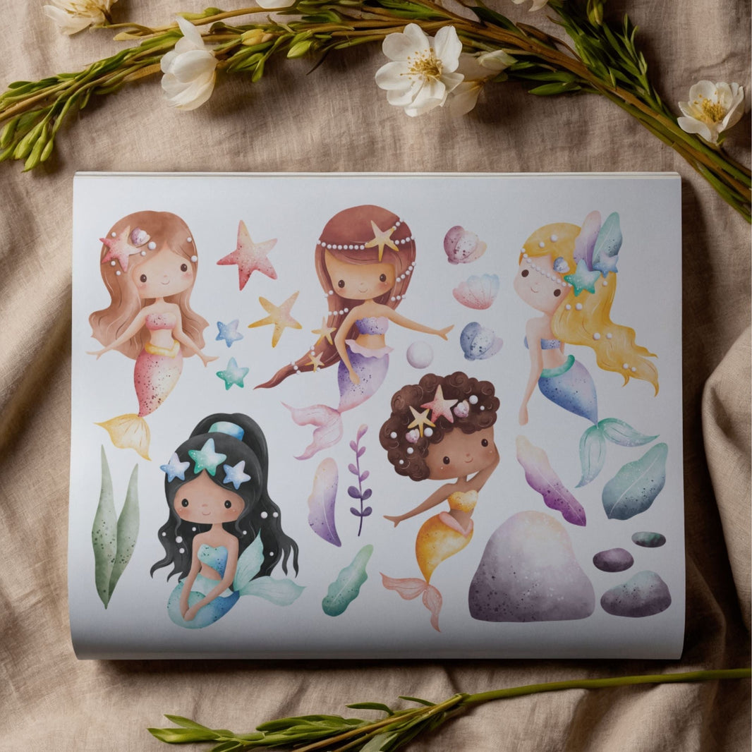 image Little Wall Wonders Pastel Mermaids