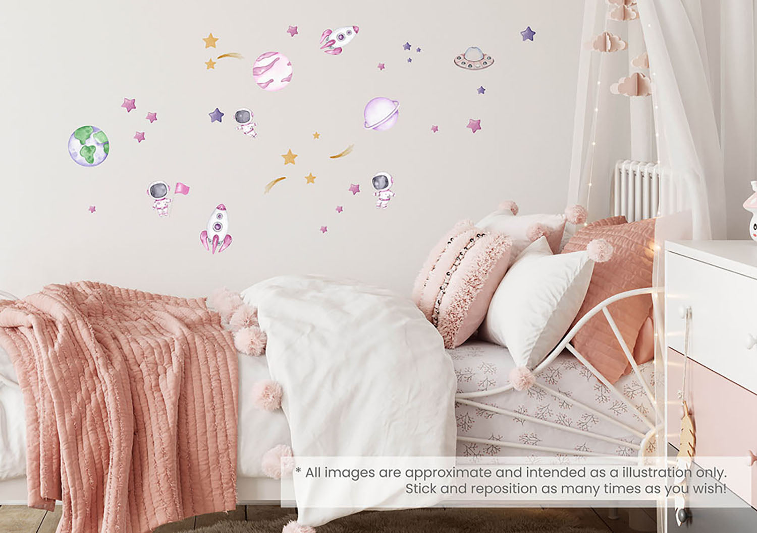 Little Wall Wonders Pink Space