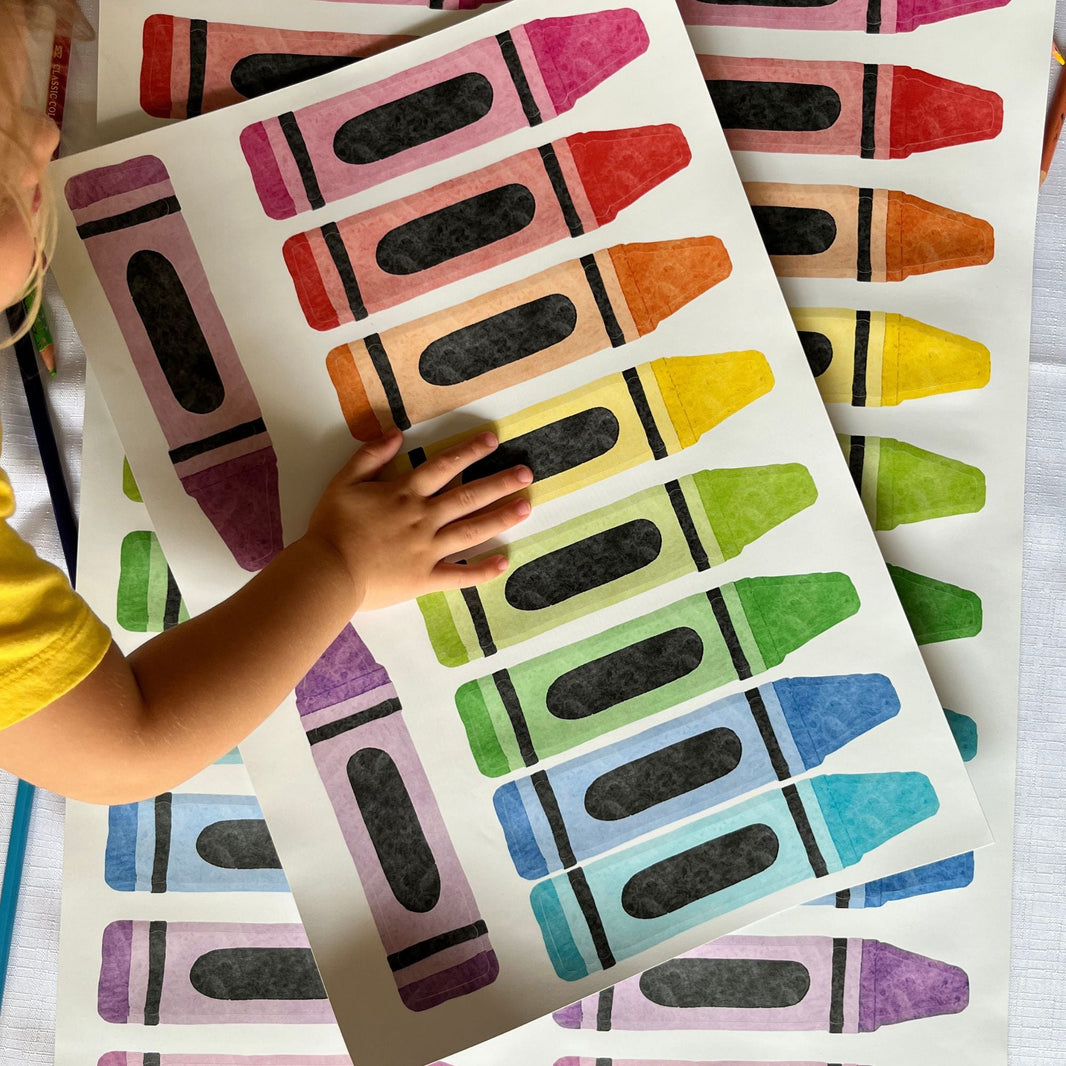 image Little Wall Wonders Colourful Crayons