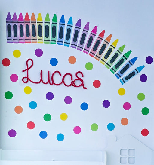 Little Wall Wonders Colourful Crayons