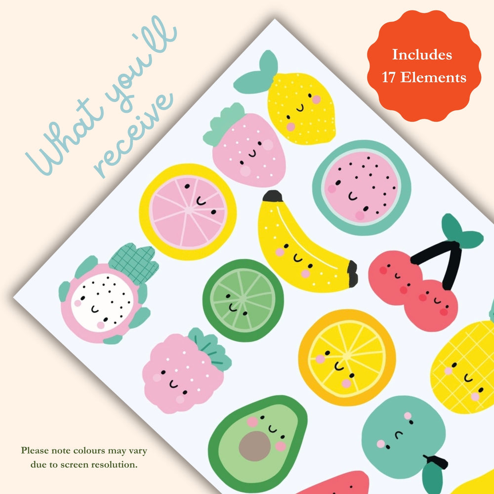 Little Wall Wonders Cutie Fruity