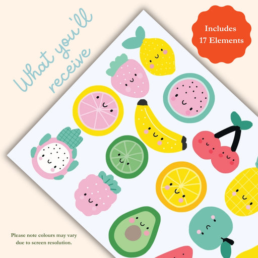 Little Wall Wonders Cutie Fruity