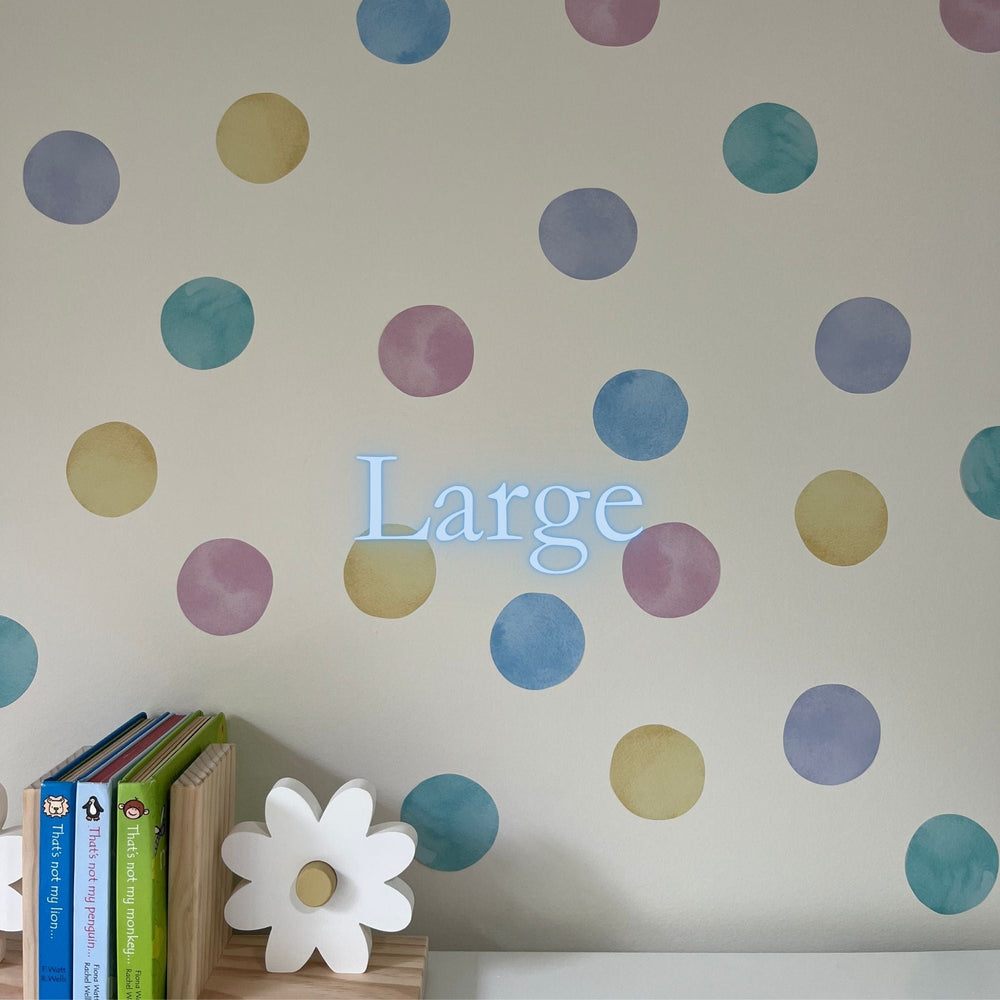 Little Wall Wonders Large A2 Pastel Polka Dots