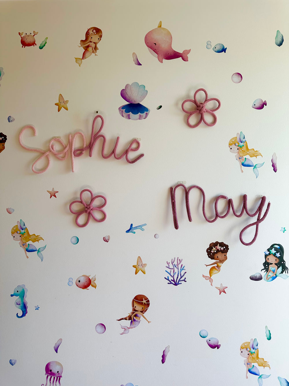 Little Wall Wonders Pastel Mermaids