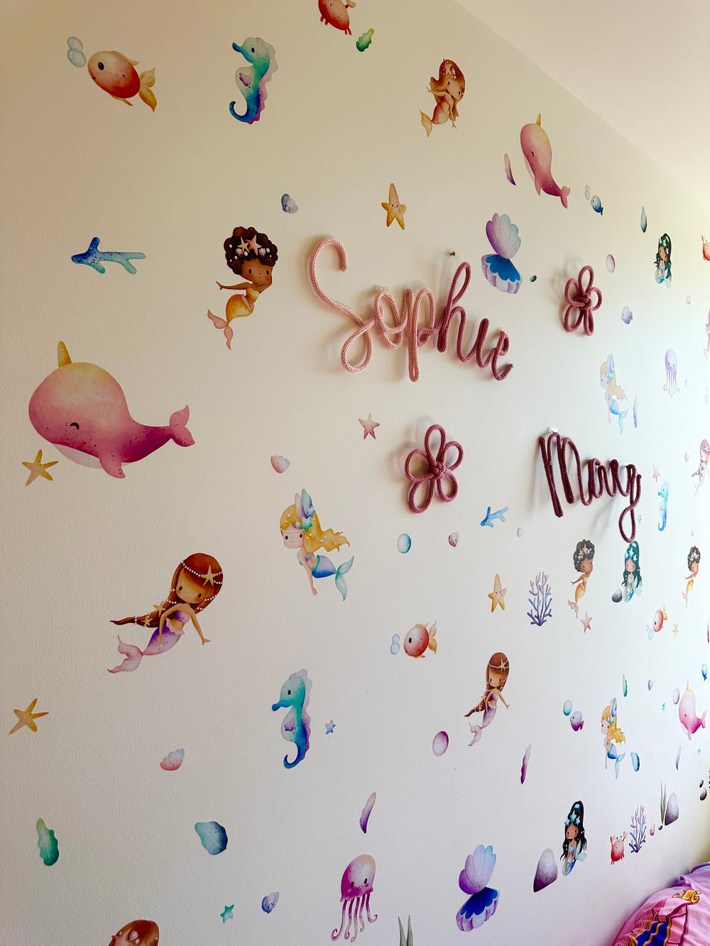 Little Wall Wonders Pastel Mermaids