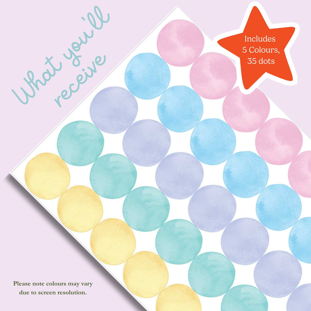 Little Wall Wonders Pastel Polka Dots