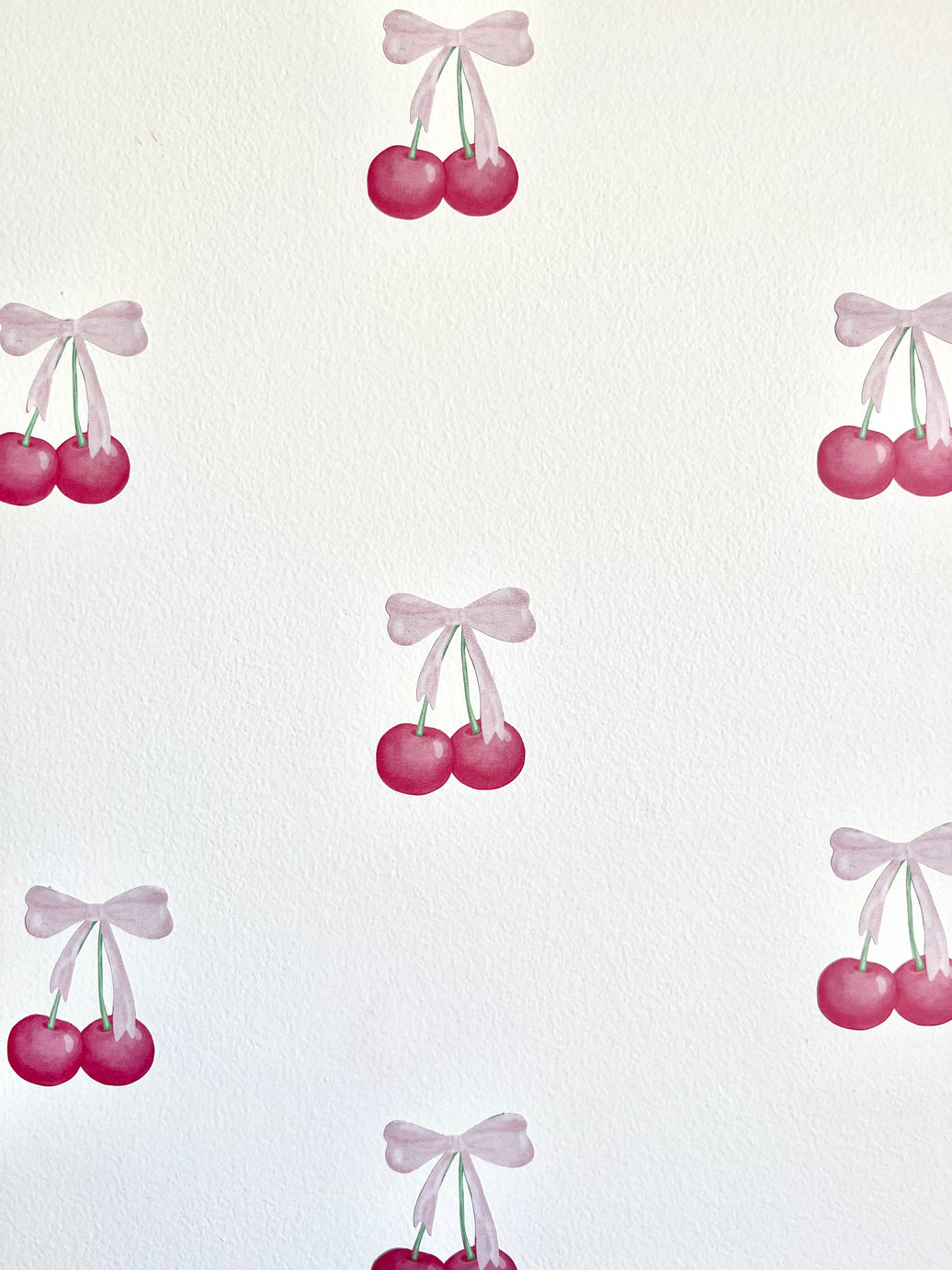 Little Wall Wonders Pink Cherries and Bow