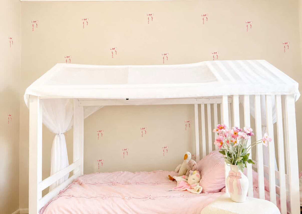 Little Wall Wonders Pink Watercolour Bows