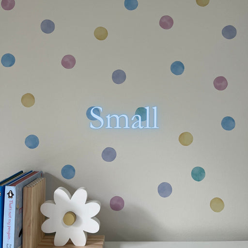 Little Wall Wonders Small A4 Pastel Polka Dots