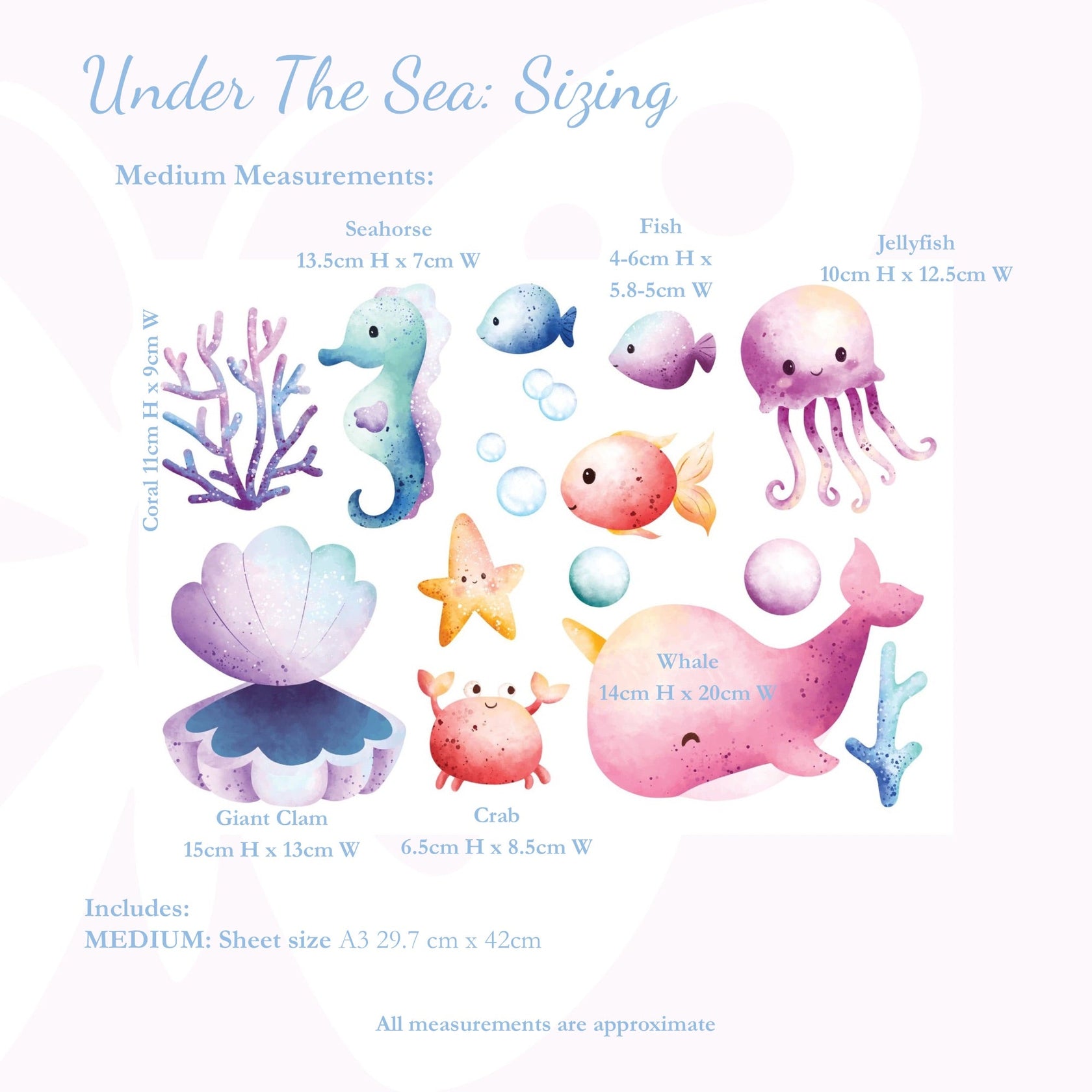 My Store Medium A3 Under the Sea