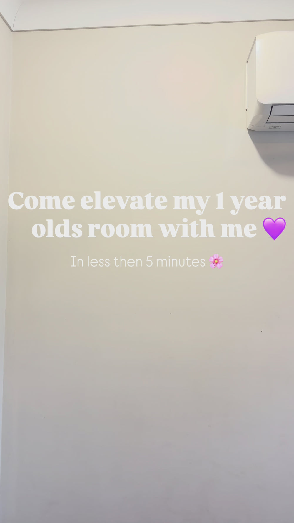 Video of girls bedroom transformation with reusable lilac daisy wall decal stickers